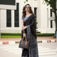 Buy Black Satin Silk Sarees Online-STORI