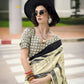 Buy cream Satin Silk Sarees Online-STORI
