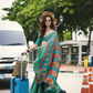 Buy Green Satin Silk Sarees Online-STORI