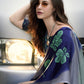 Buy Blue Satin Silk Sarees Online-STORI