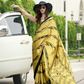 Buy Yellow Satin Silk Sarees Online-STORI