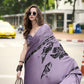 Buy Mauve Satin Silk Sarees Online-STORI