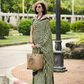 Buy Green Satin Silk Sarees Online-STORI