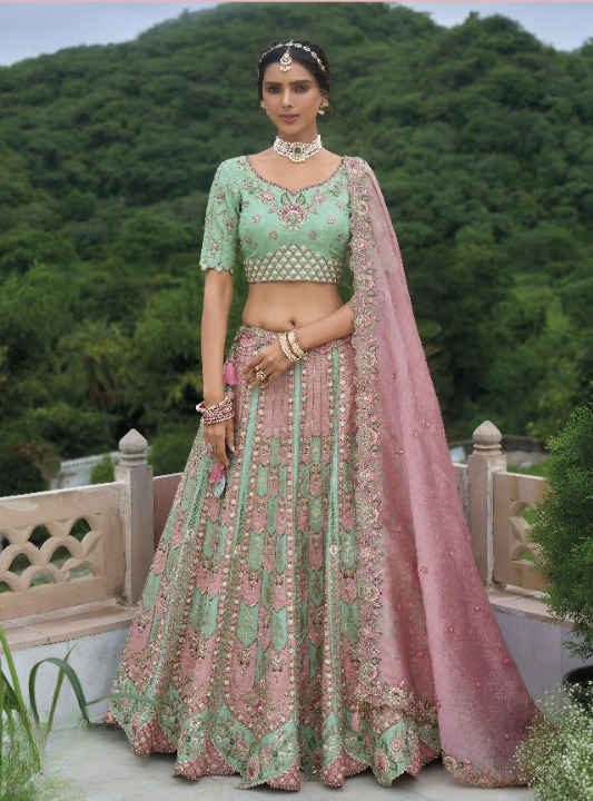 Buy Pink Lehenga In Online-STORI