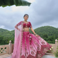 Rani Pink Heavy Embroidered Lehenga