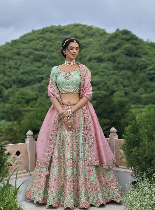 Buy Pink Lehenga In Online-STORI