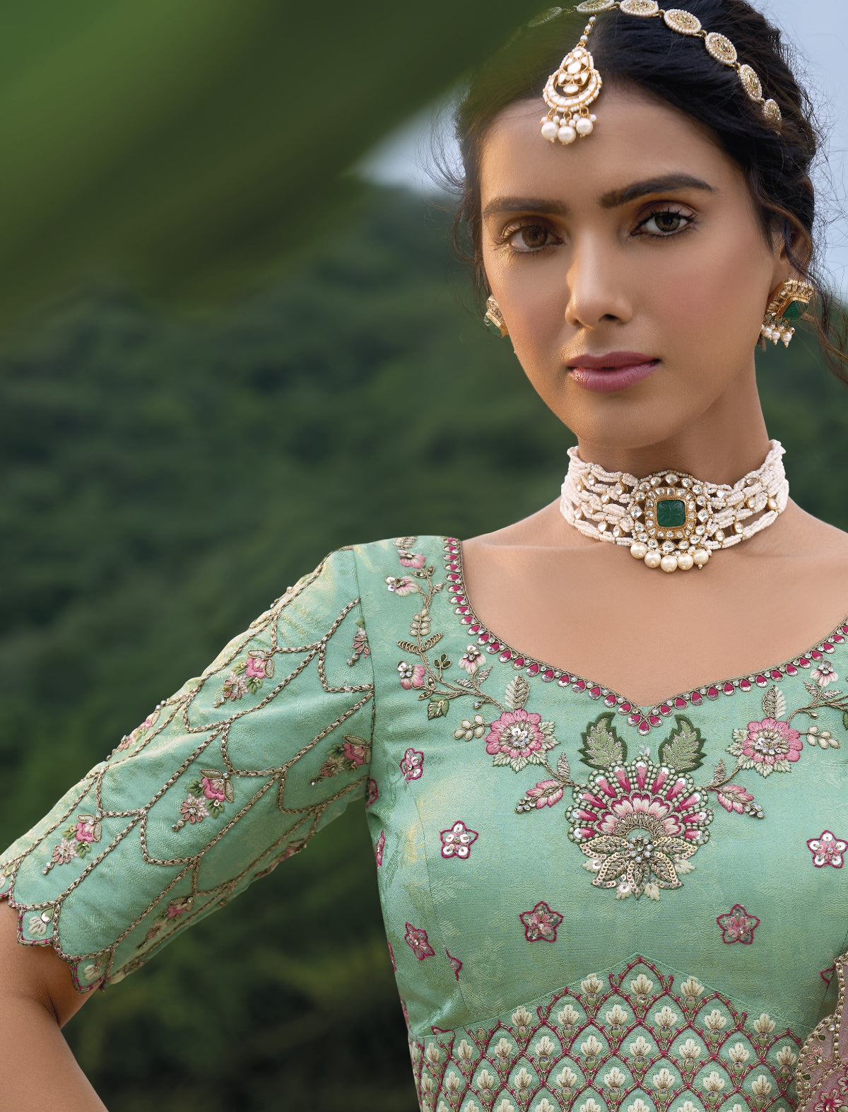 Buy Pink Lehenga In Online-STORI