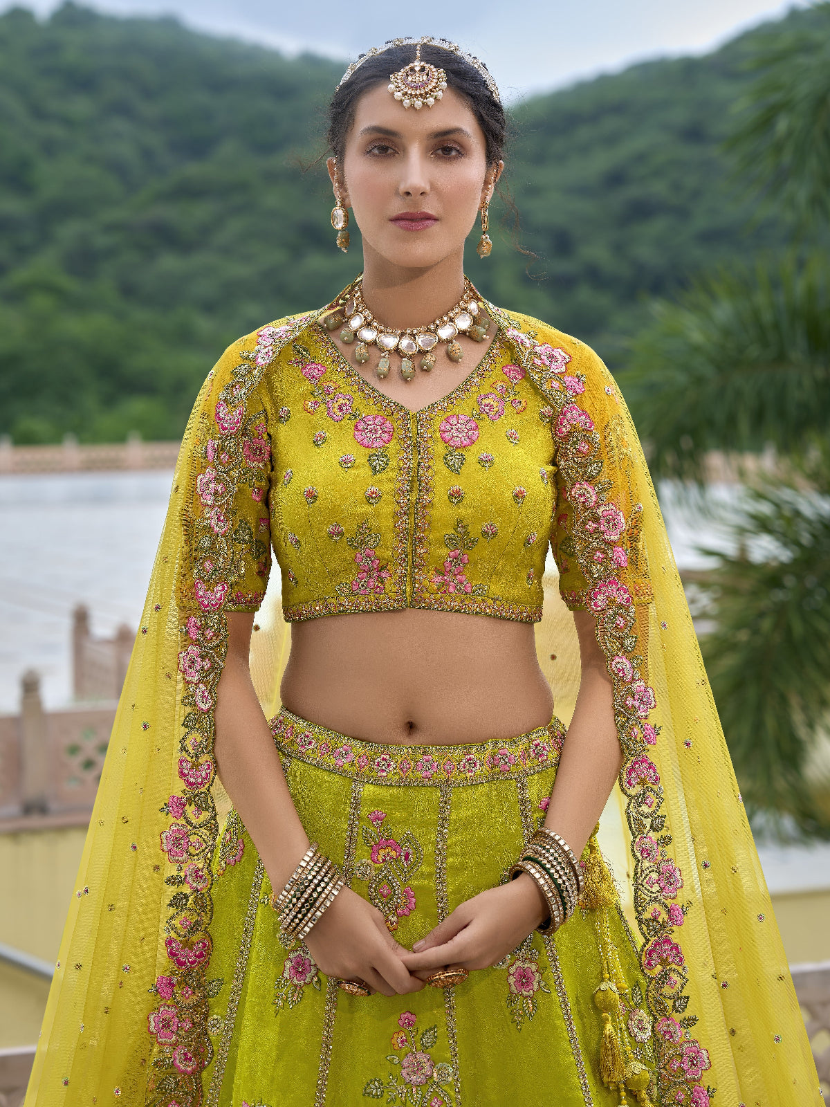 Shop Yellow Lehenga In Online-STORI