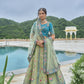 Shop Blue Lehenga In Online-STORI