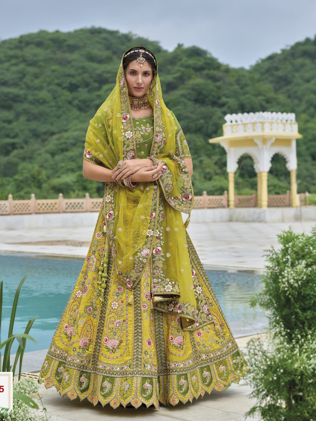 Buy Green Lehenga In Online-STORI