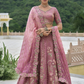 Buy Pink Lehenga In Online-STORI
