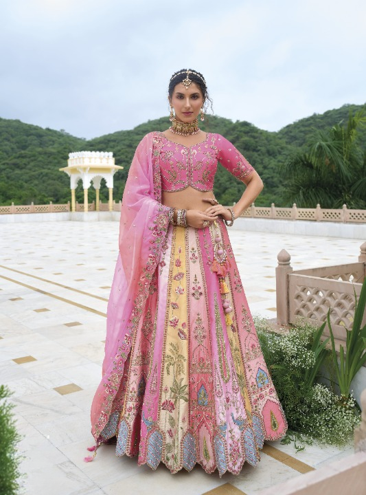 Buy Pink Lehenga In Online-STORI