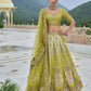 Shop Green Lehenga In Online-STORI