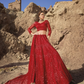 Buy Red Lehenga In Online-STORI
