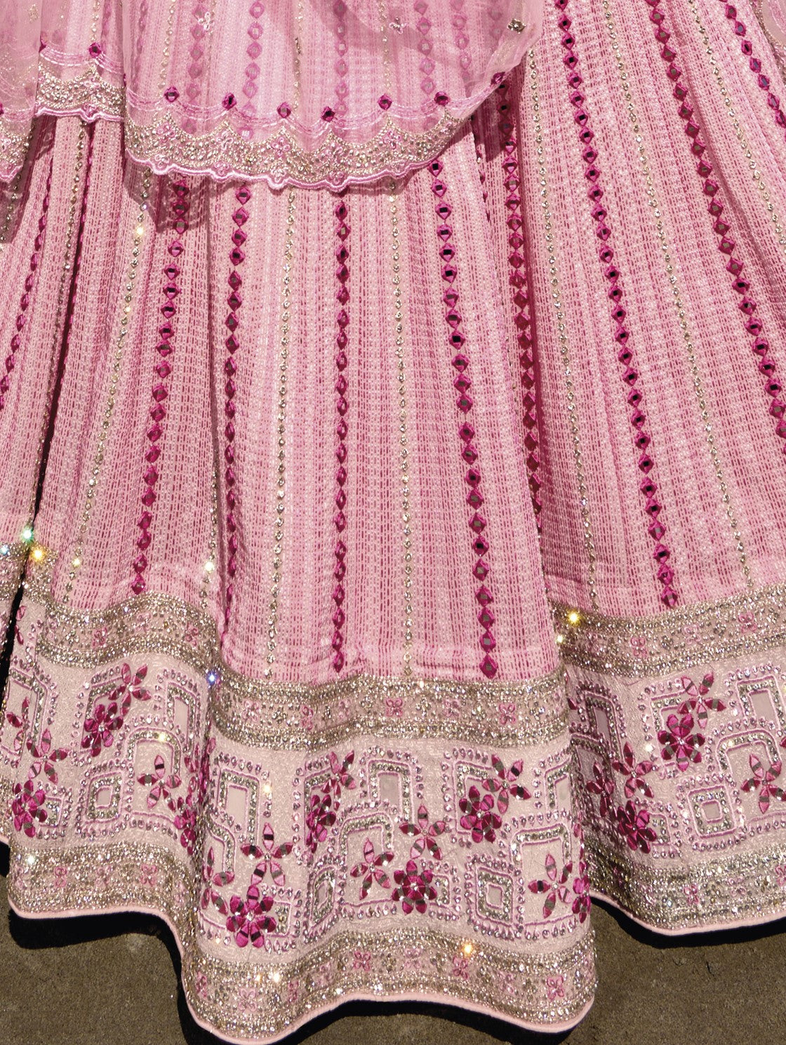 Buy Pink Lehenga In Online-STORI