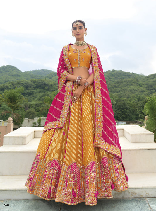 Buy Yellow Lehenga In Online -STORI