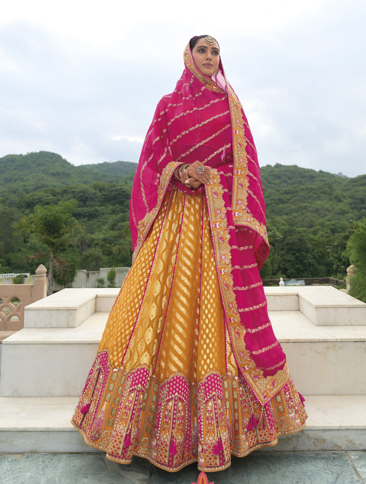 Buy Yellow Lehenga In Online -STORI