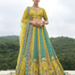 Buy Green Lehenga In Online -STORI