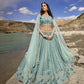 Buy Blue Lehenga In Online-STORI