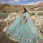 Buy Blue Lehenga In Online-STORI