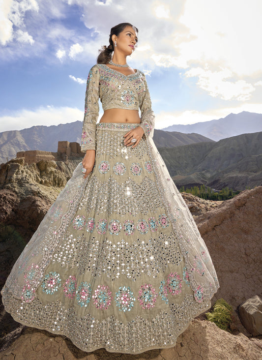 Buy Gold Lehenga In Online-STORI