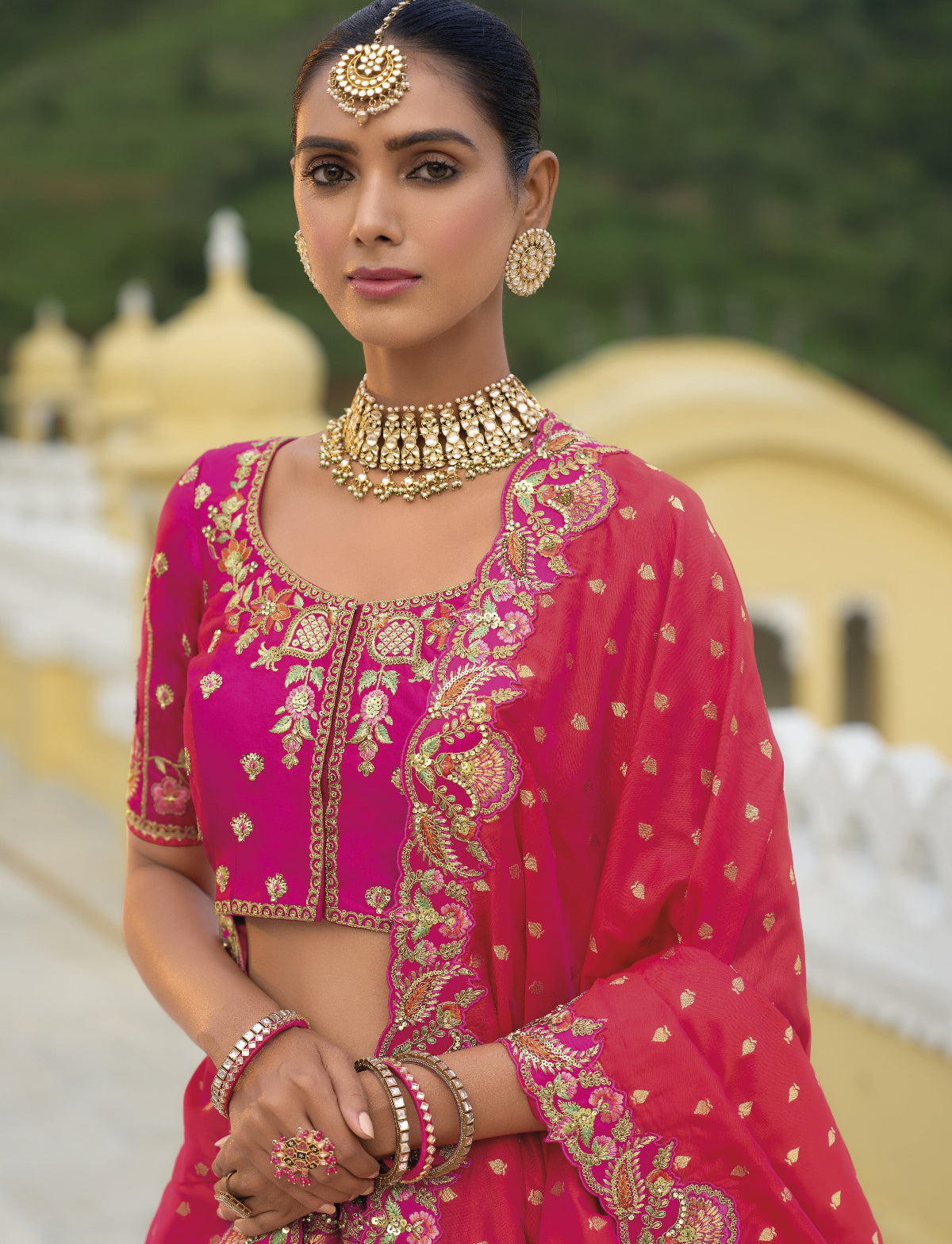 Buy Pink Lehenga In Online -STORI