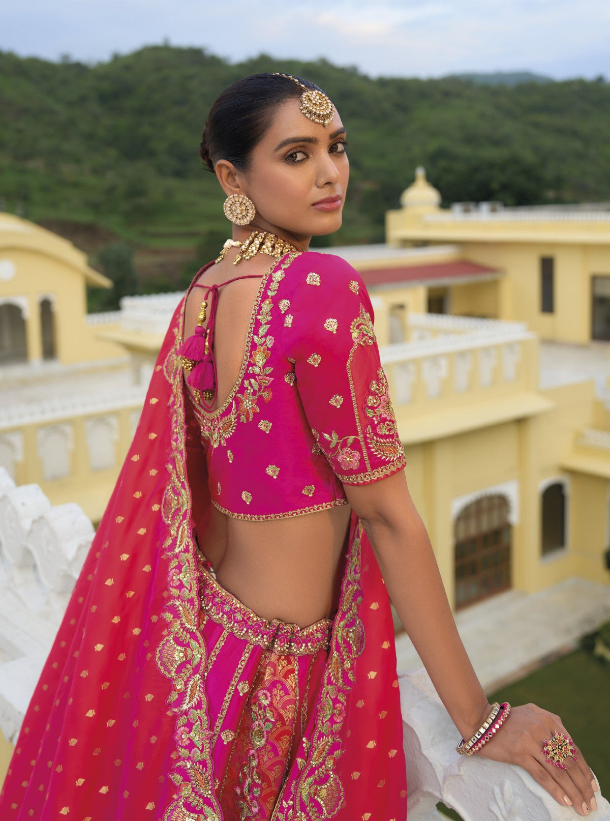 Buy Pink Lehenga In Online -STORI