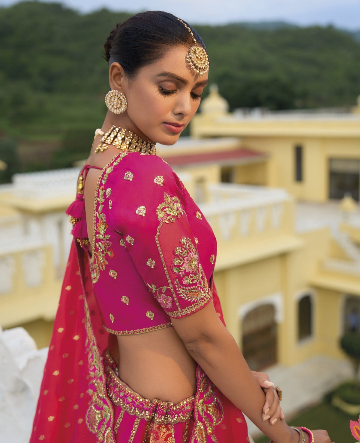 Buy Pink Lehenga In Online -STORI