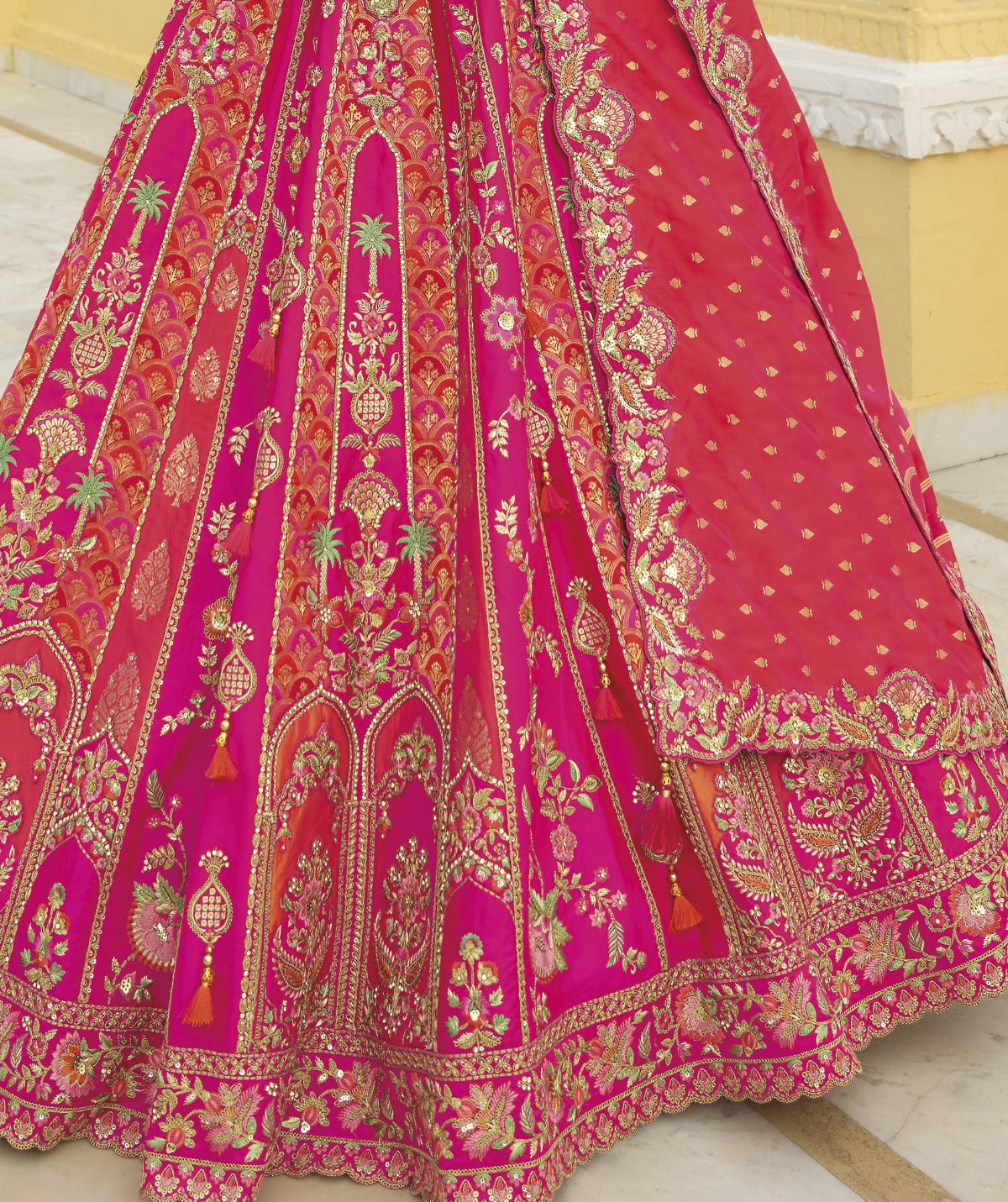 Buy Pink Lehenga In Online -STORI