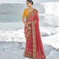 Buy Red Georgette Silk Saree Online-STORI