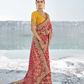Buy Red Georgette Silk Saree Online-STORI