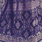 Buy Blue Silk Saree Online-STORI