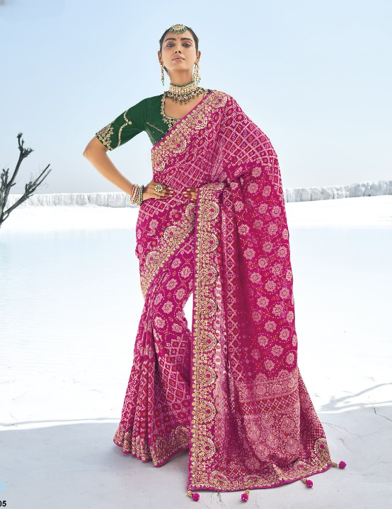 Buy Pink Pure Silk Saree Online-STORI