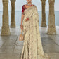 Buy Beige Banarasi Saree Online-STORI