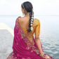 Shop Pink Banarasi Silk Saree Online-STORI