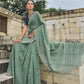 Shop Green Banarasi Silk Saree Online-STORI