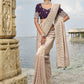 Shop Peach Banarasi Silk Saree Online-STORI