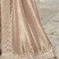 Shop Peach Banarasi Silk Saree Online-STORI