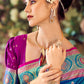 Rama Blue Banarasi Saree Shop Online-STORI