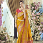  Yellow Banarasi Saree Shop Online-STORI