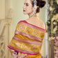  Yellow Banarasi Saree Shop Online-STORI