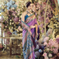  Purple  Banarasi Saree Shop Online-STORI
