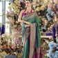 Green Banarasi Saree Shop Online-STORI