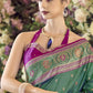 Green Banarasi Saree Shop Online-STORI