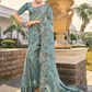Buy Green Banarasi Silk Saree Online-STORI