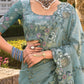Buy Green Banarasi Silk Saree Online-STORI
