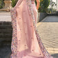 Buy Pink Banarasi Silk Saree Online-STORI
