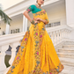 Shop Yellow Bridal Banarasi Silk Saree Online-STORI