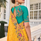 Shop Yellow Bridal Banarasi Silk Saree Online-STORI