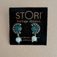 Rutuja Studded Stone Oxidised Necklace Set